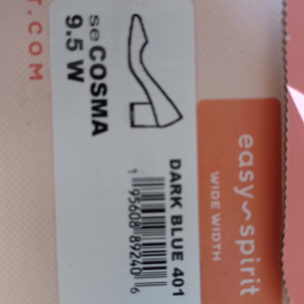 Easy Spirit Dark Blue Heels Size 9.5W; Wide Heel New In Box